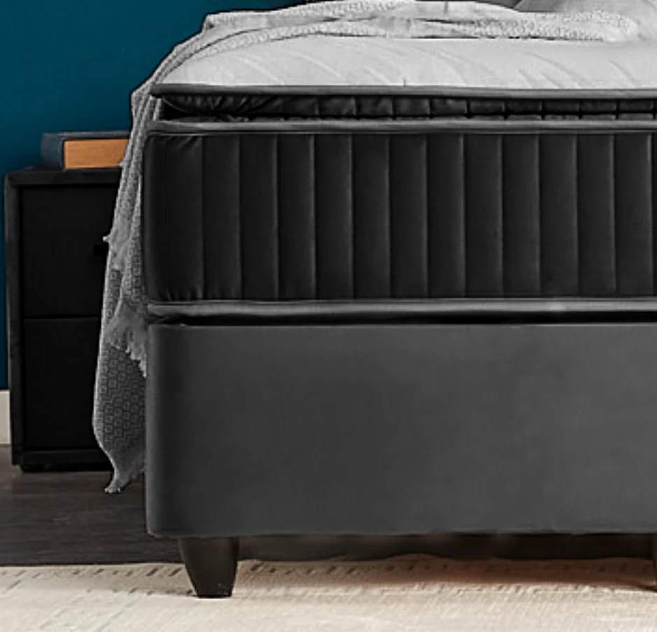 Boxspringbett Nora Grau Voll-orthopädisches Komfortbett mit Bettkasten, Stauraum, inkl. kostenlose Lieferung und Montage - Image 18