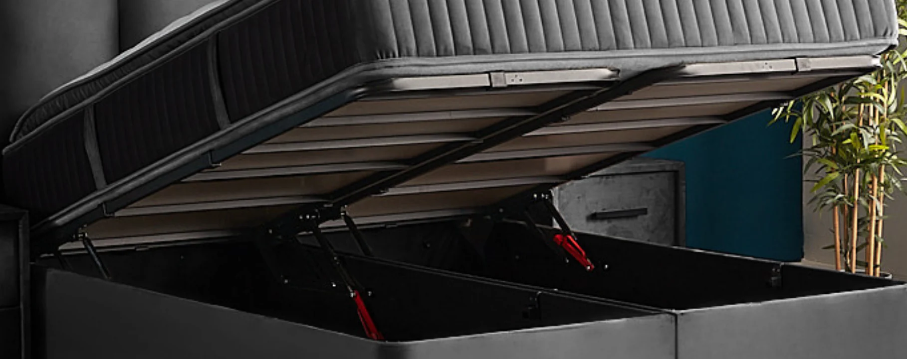 Boxspringbett Nora Grau Voll-orthopädisches Komfortbett mit Bettkasten, Stauraum, inkl. kostenlose Lieferung und Montage - Image 20