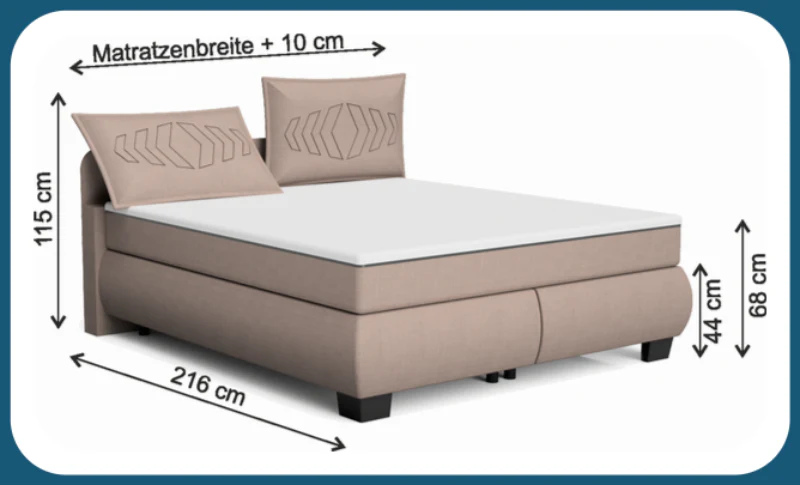 Boxspringbett KS Ancona, Komfortbett, inkl. Lieferung und Montage - Image 14