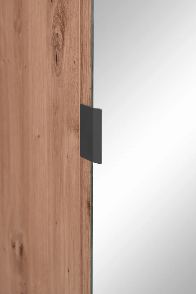 Kompaktgarderobe Medan 42A Artisan-Oak/Anthrazit mit Lamelenelementen B/H/T ca. 80 x 190 x 37 cm - Image 12