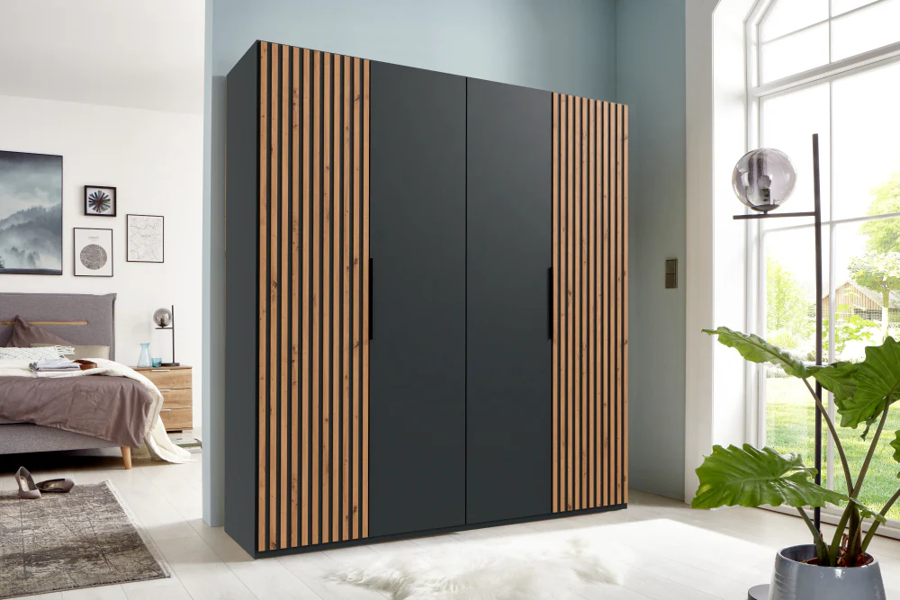 Drehtürenschrank Andorra B/H/T ca. 150/200/250/300 x 216 x 58 cm - Image 3