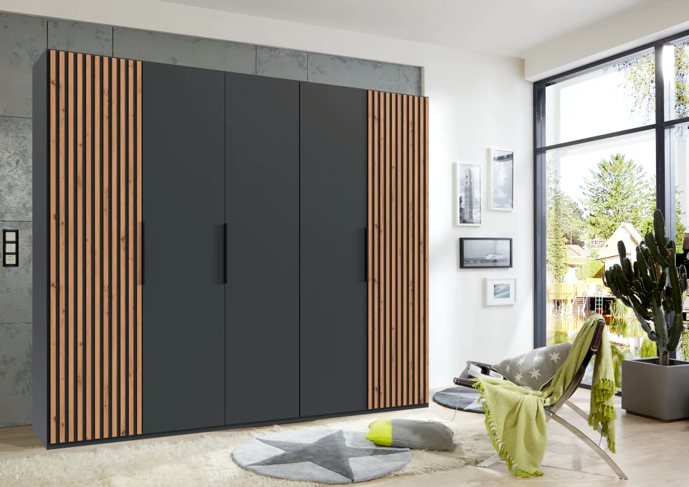 Drehtürenschrank Andorra B/H/T ca. 150/200/250/300 x 216 x 58 cm - Image 4