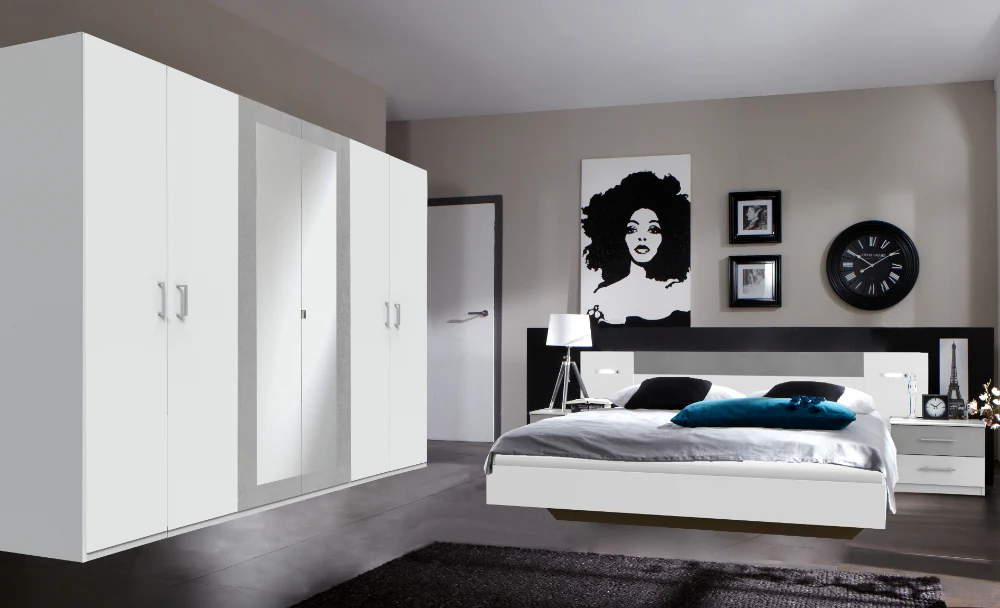 Drehtürenschrank Angie mit Spiegel B/H/T ca. 225/270 x 208 x 58 cm - Image 3