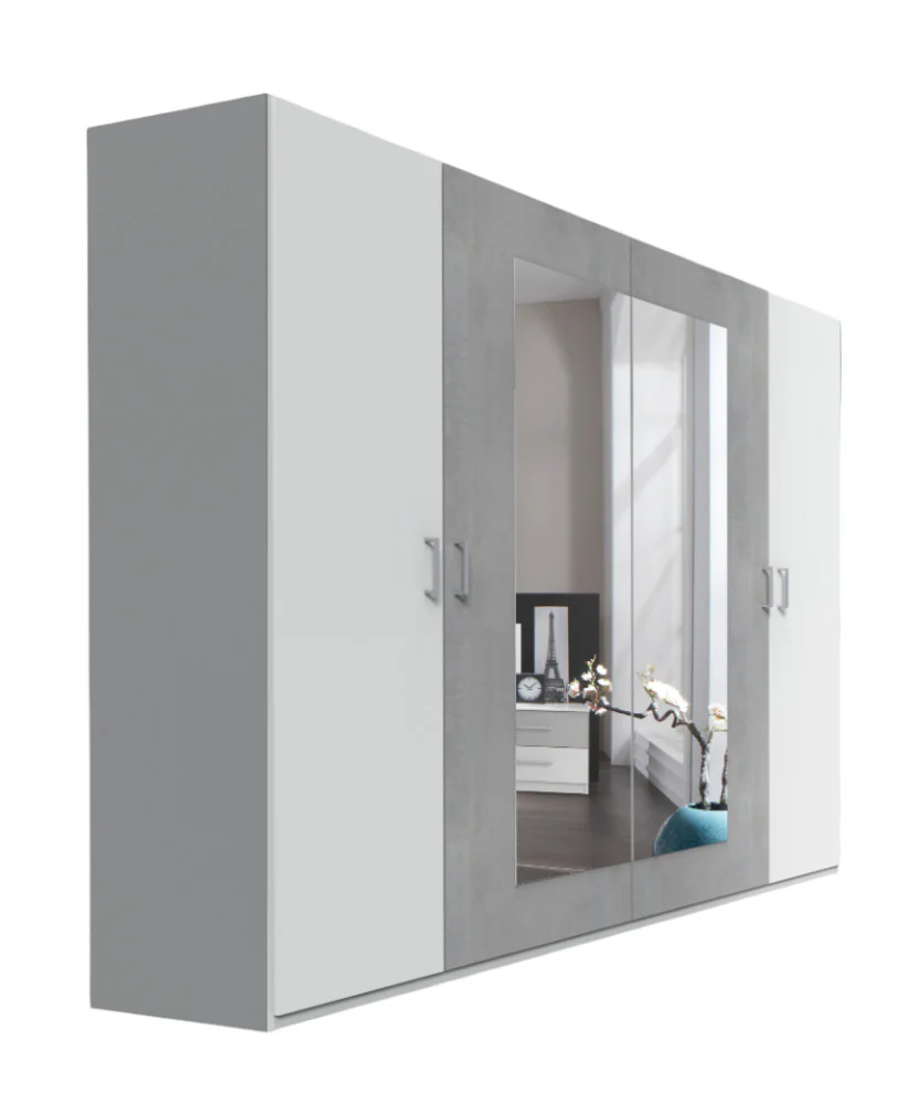 Drehtürenschrank Angie mit Spiegel B/H/T ca. 225/270 x 208 x 58 cm - Image 7