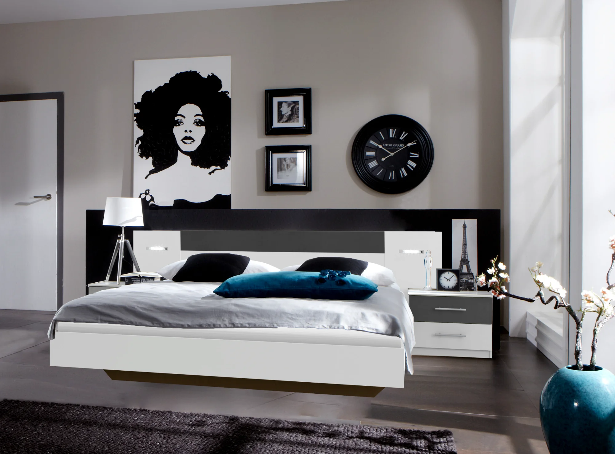 Wimex Futonbett Angie inkl. Beleuchtung Breite 140/160/180 x 200 cm - Image 4