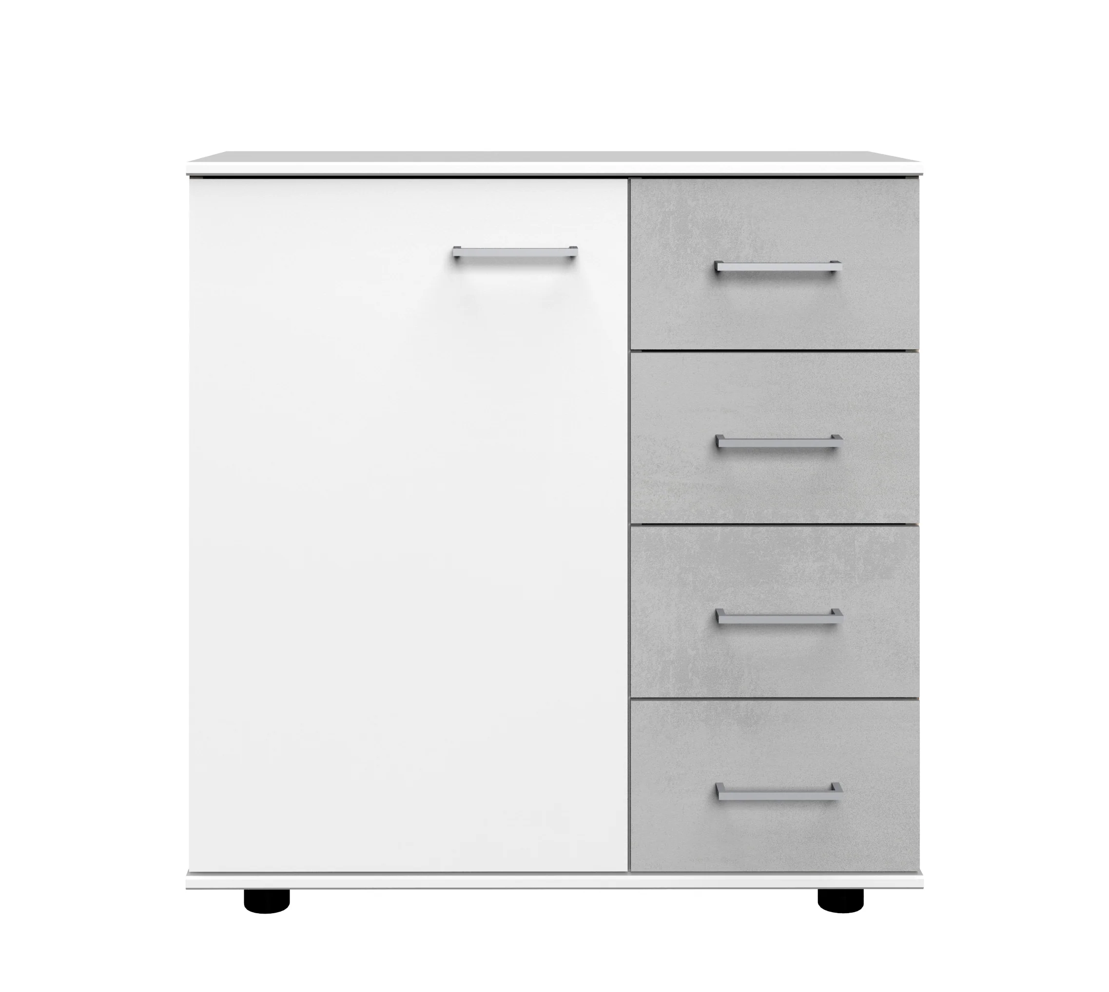 Wimex Kombikommode Angie mit eine Tür und 4 Schubladen B/H/T 81 x 83 x 41 cm - Image 4