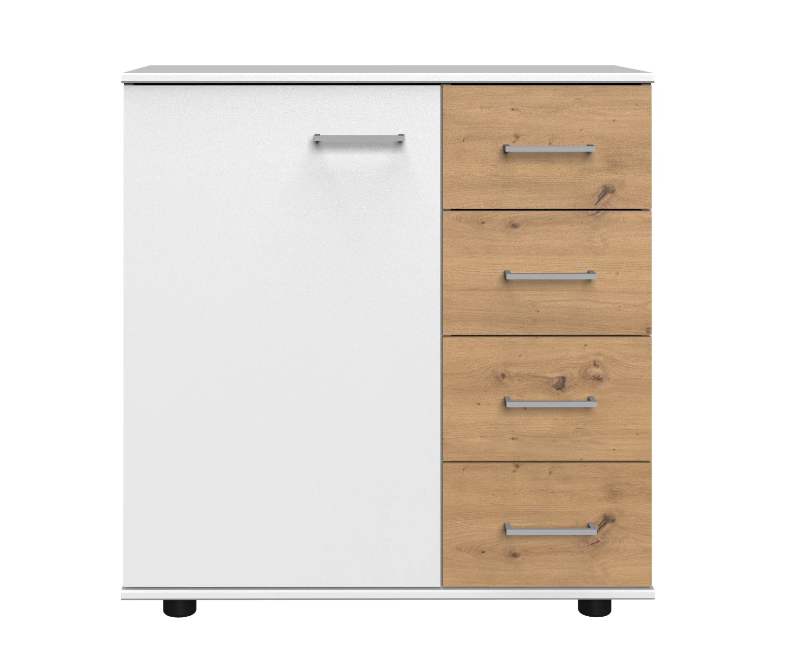 Wimex Kombikommode Angie mit eine Tür und 4 Schubladen B/H/T 81 x 83 x 41 cm - Image 5