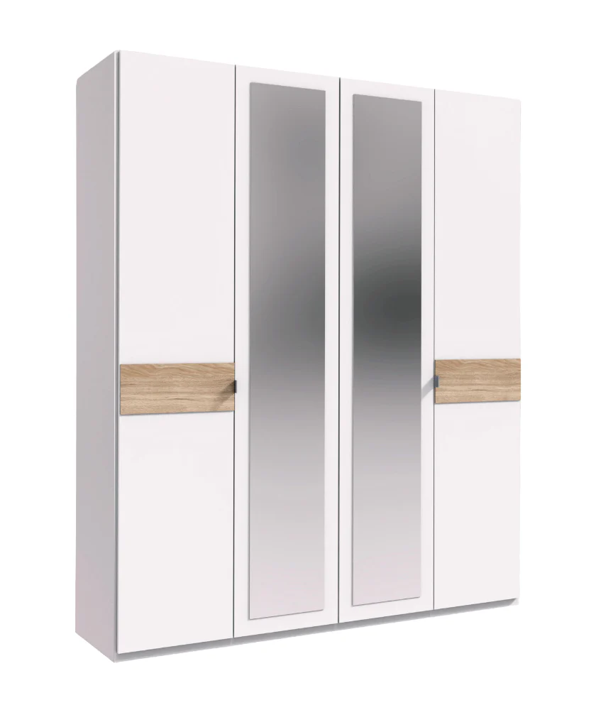 Drehtürenschrank Budapest mit Spiegel B/H/T ca. 180/225 x 208 x 58 cm - Image 10