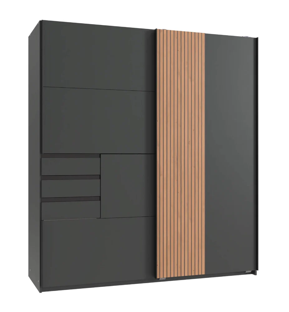 Schwebetürenschrank Coburg mit Schubladen B/H/T ca. 180 x 198 x 65 cm - Image 7