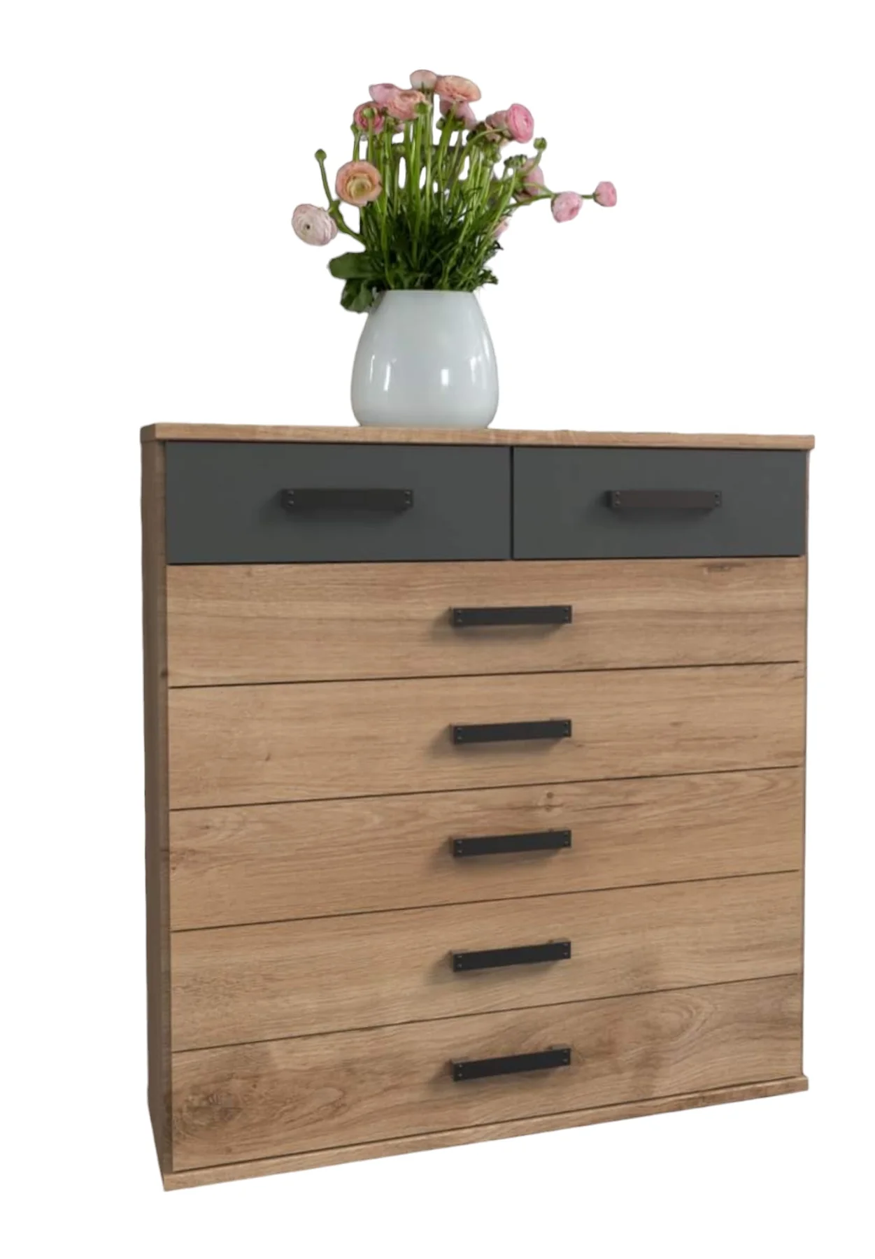 Wimex Schubkastenkommode Cork mit 7 Schubladen B/H/T ca. 91 x 103 x 40 cm - Image 5