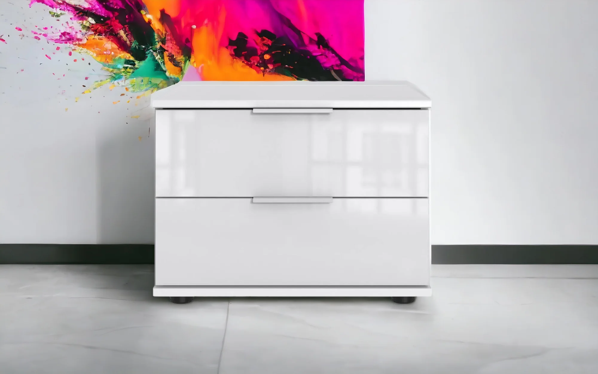 Wimex Nachtschrank Danzig mit 2 Schubladen B/H/T ca. 52 x 40 x 38 cm - Image 5