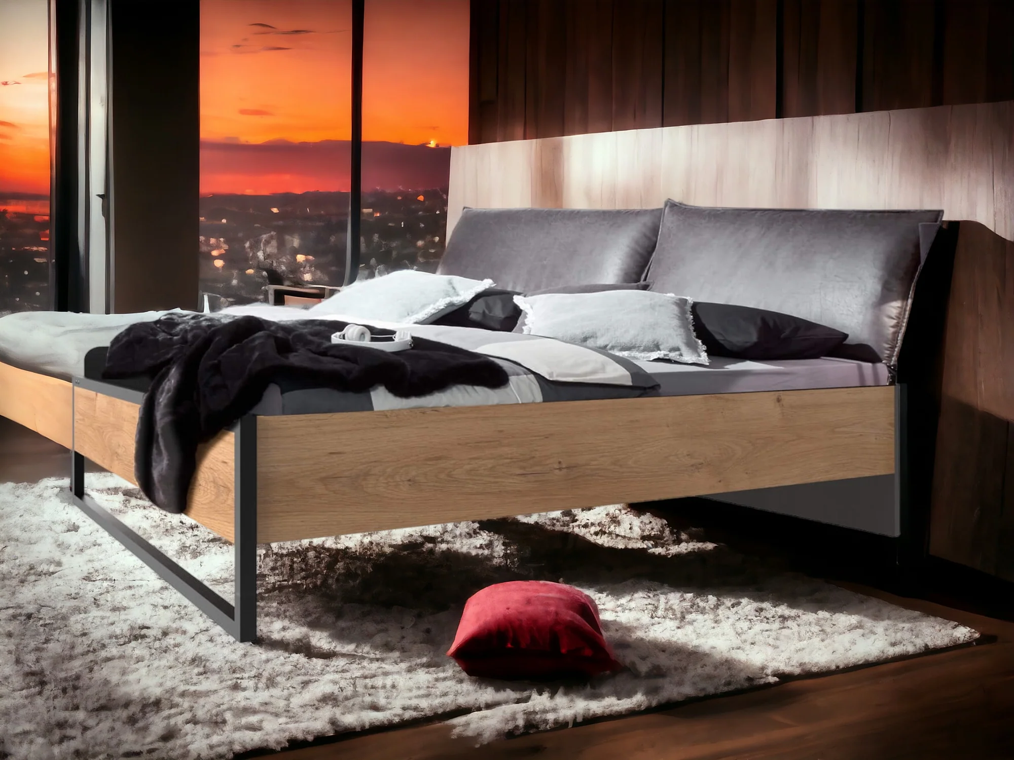 Wimex Futonbett Detroit höhenverstellbar mit/ohne Polster 160/180 x 200 cm - Image 4