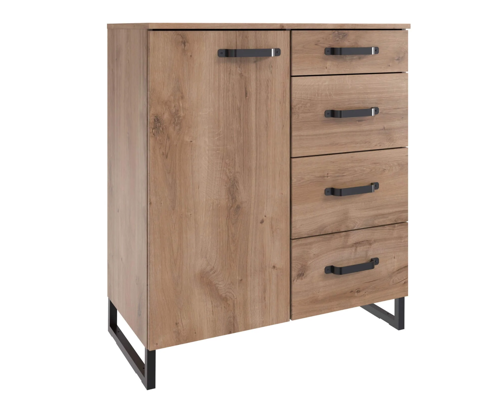 Wimex Kombikommode Detroit mit 1 Tür und 4 Schubladen B/H/T ca. 81 x 92 x 41 cm - Image 5