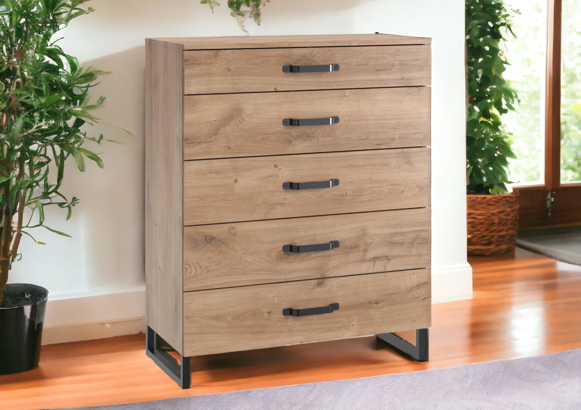 Wimex Schubkastenkommode Detroit mit 5 Schubladen B/H/T ca. 81 x 92 x 41 cm - Image 3