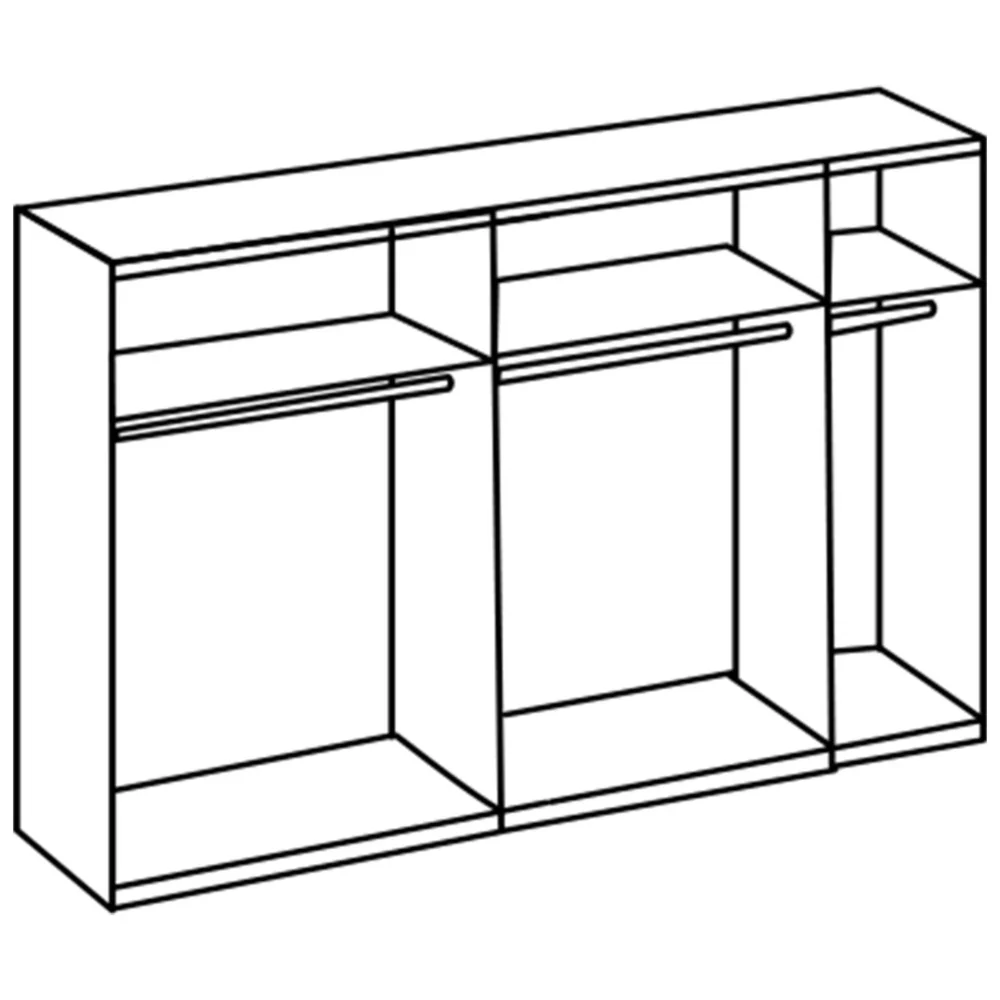 Schwebetürenschrank Detroit B/H/T ca. 200/250/300 x 216 x 65 cm - Image 7