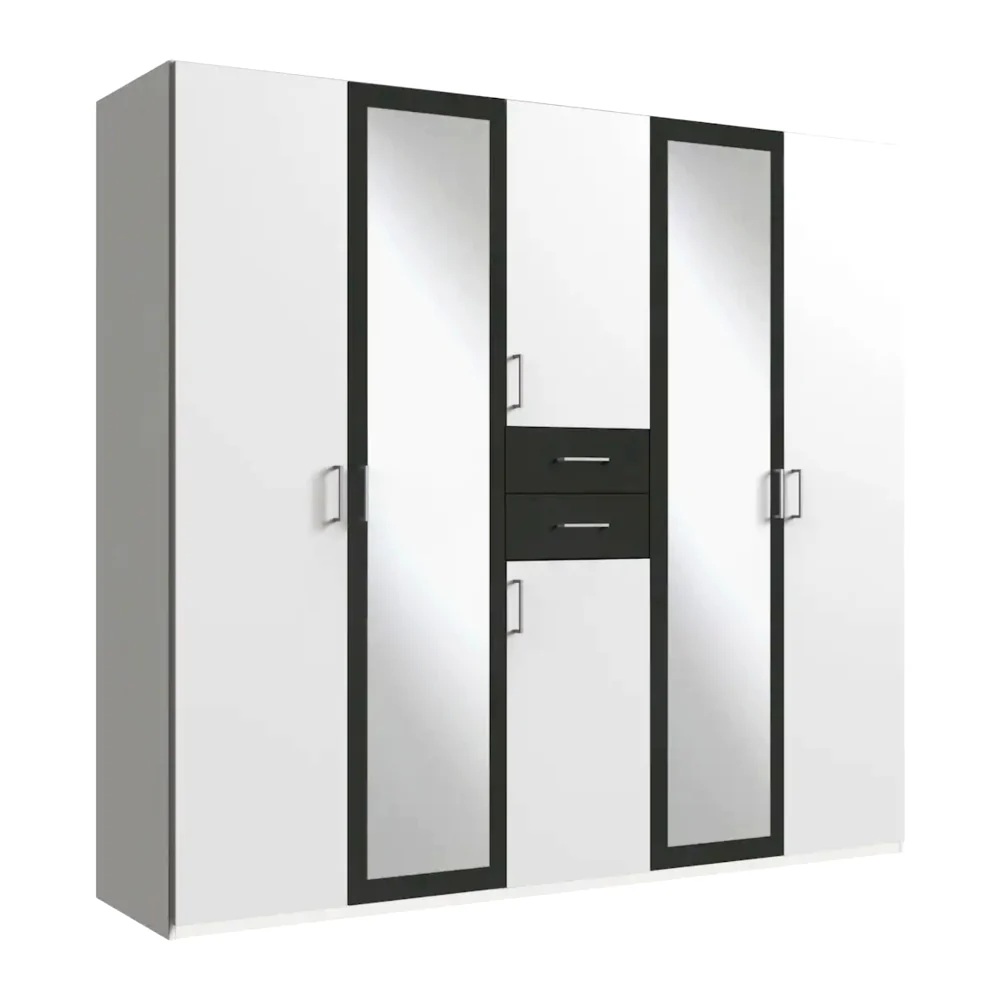 Drehtürenschrank Diver mit Spiegel und Schubladen B/H/T ca. 225/270 x 208 x 58 cm - Image 17