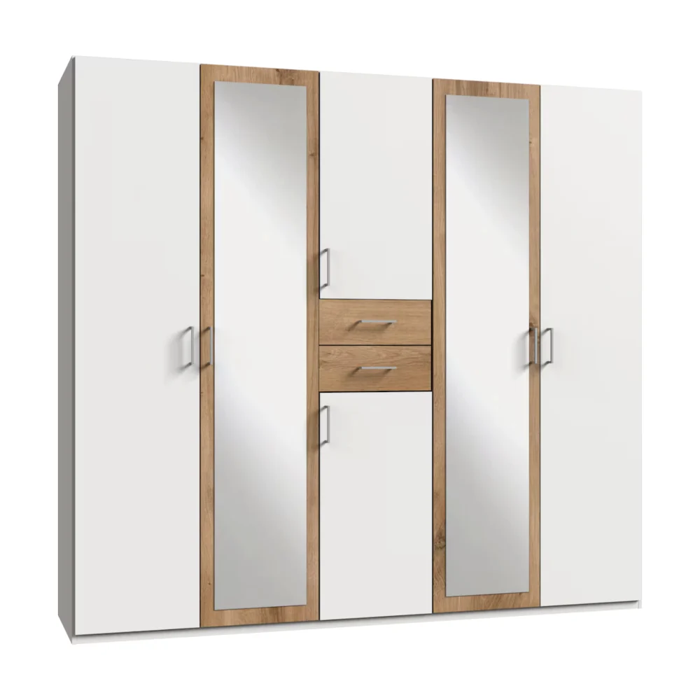 Drehtürenschrank Diver mit Spiegel und Schubladen B/H/T ca. 225/270 x 208 x 58 cm - Image 19