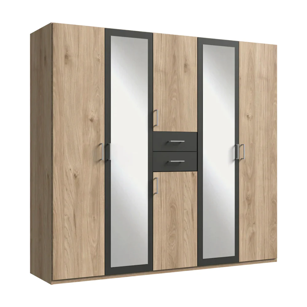 Drehtürenschrank Diver mit Spiegel und Schubladen B/H/T ca. 225/270 x 208 x 58 cm - Image 21