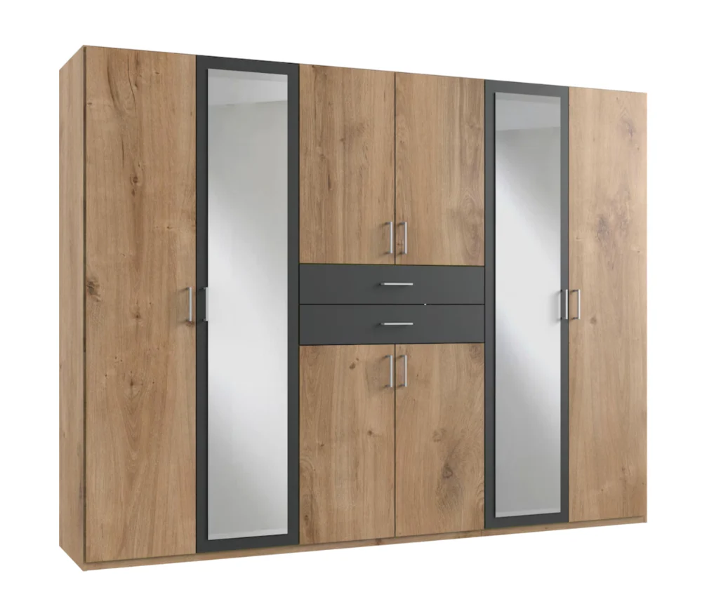 Drehtürenschrank Diver mit Spiegel und Schubladen B/H/T ca. 225/270 x 208 x 58 cm - Image 22