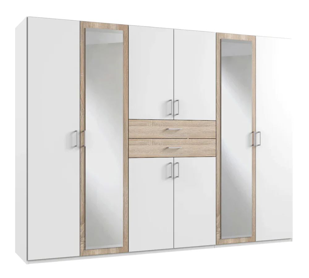 Drehtürenschrank Diver mit Spiegel und Schubladen B/H/T ca. 225/270 x 208 x 58 cm - Image 25