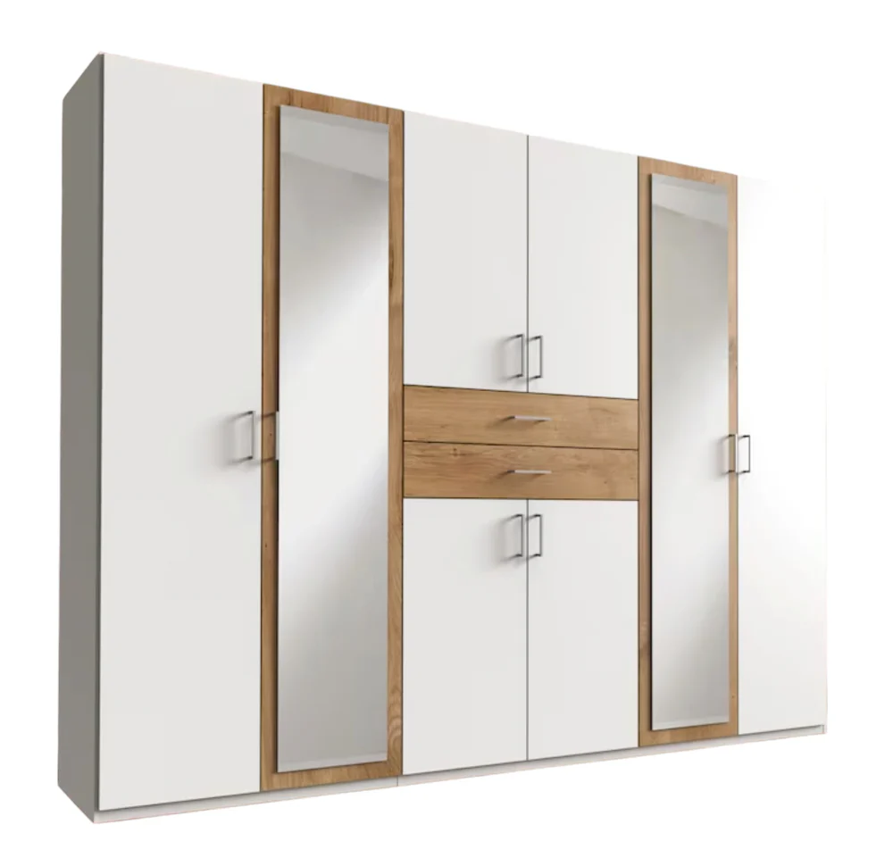 Drehtürenschrank Diver mit Spiegel und Schubladen B/H/T ca. 225/270 x 208 x 58 cm - Image 26