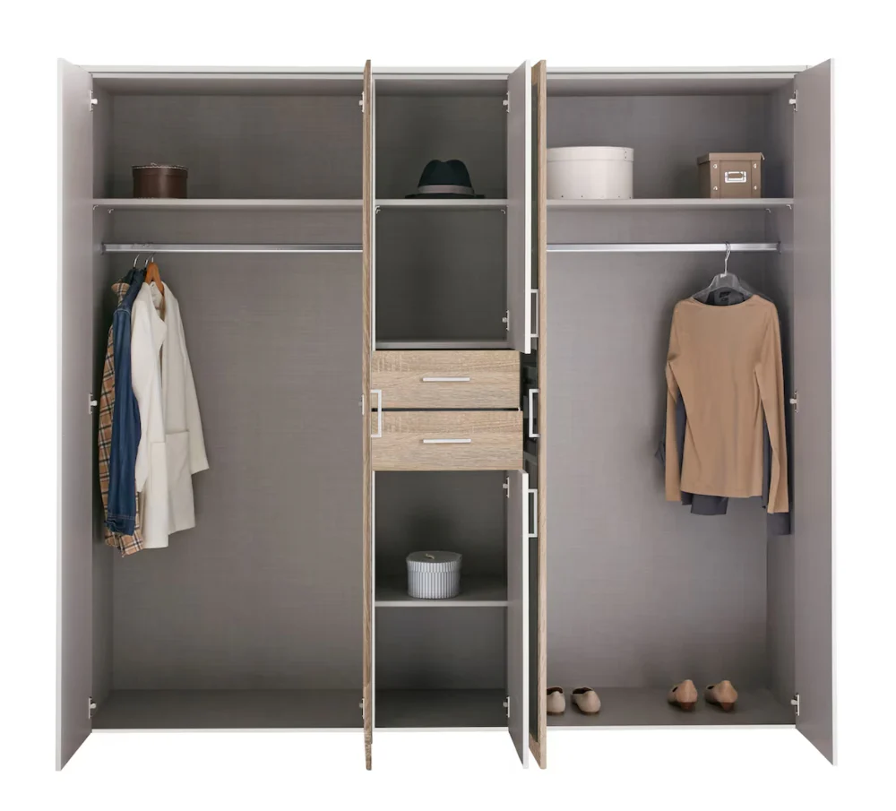 Drehtürenschrank Diver mit Spiegel und Schubladen B/H/T ca. 225/270 x 208 x 58 cm - Image 8