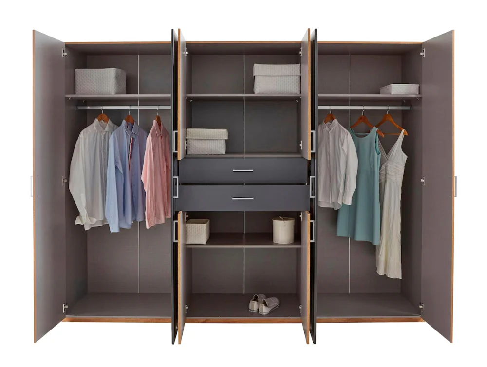 Drehtürenschrank Diver mit Spiegel und Schubladen B/H/T ca. 225/270 x 208 x 58 cm - Image 9