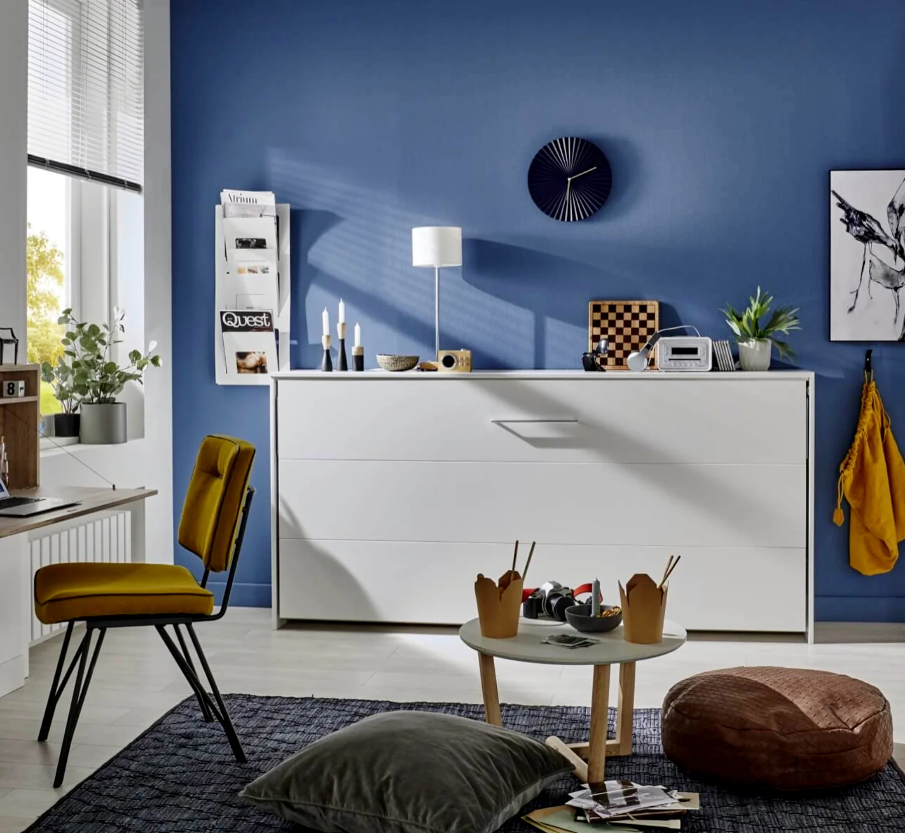 Wimex Klappbett Juist Horisontal Breite ca. 140 cm x 200 cm (Aufstellmaß B/H/T ca. 212 x 154 x 43 cm) - Image 3