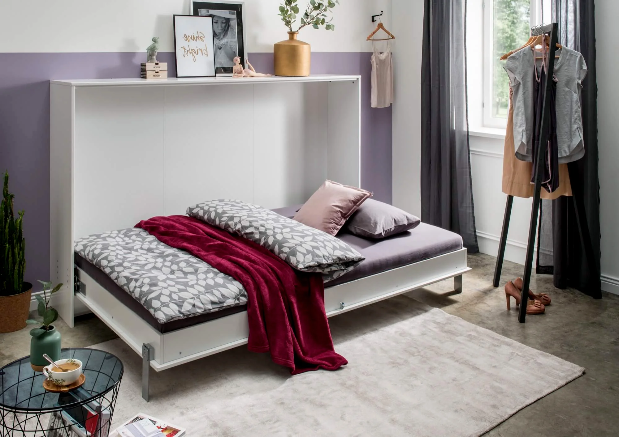 Wimex Klappbett Juist Horisontal Breite ca. 140 cm x 200 cm (Aufstellmaß B/H/T ca. 212 x 154 x 43 cm) - Image 4