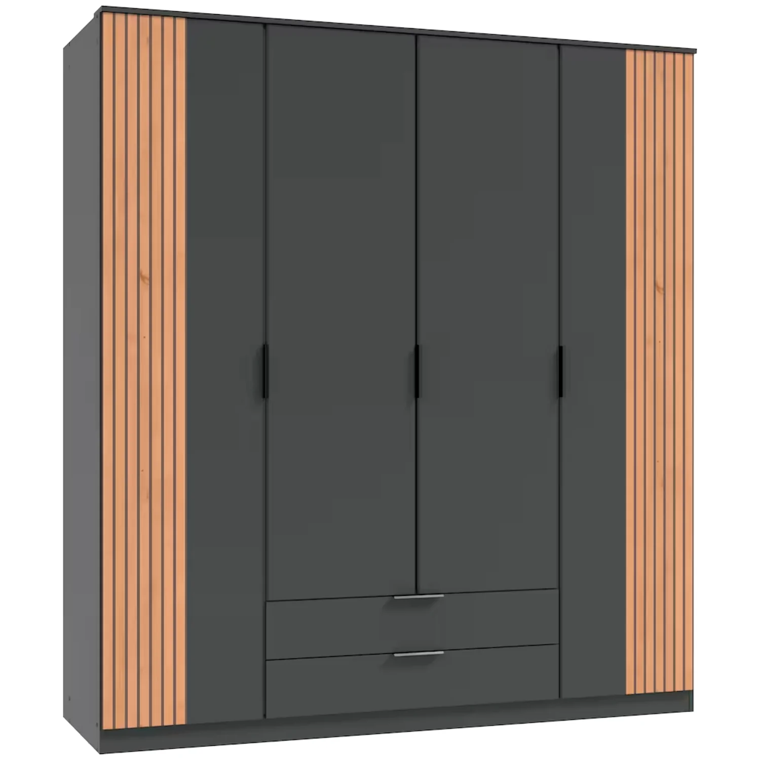 Drehtürenschrank Lübeck 4-türig mit Schubladen B/H/T ca. 180 x 199 x 58 cm - Image 8