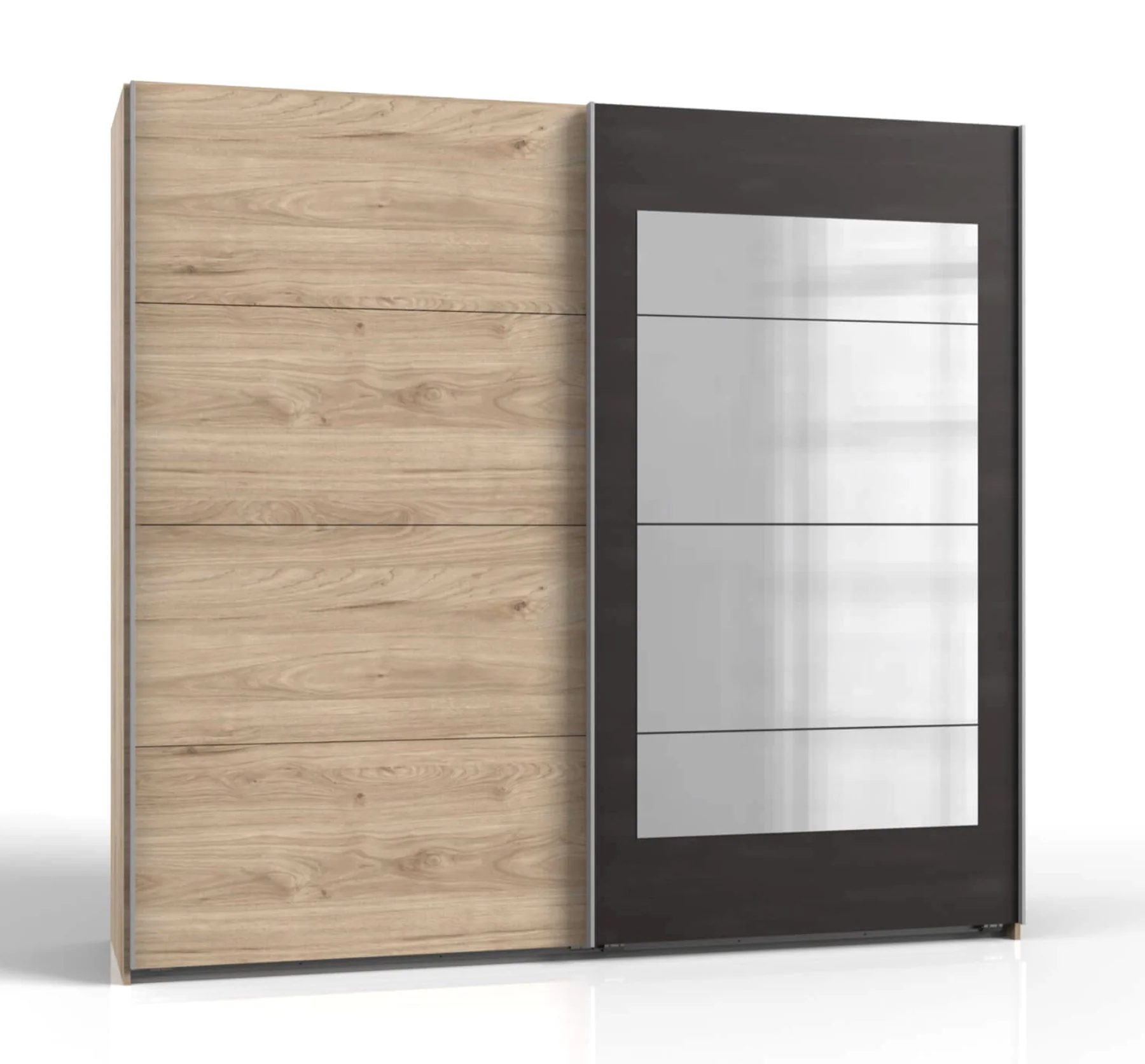 Schwebetürenschrank Minden 2-türig mit Teilspiegeltür B/H/T ca. 225 x 208 x 65 cm - Image 9