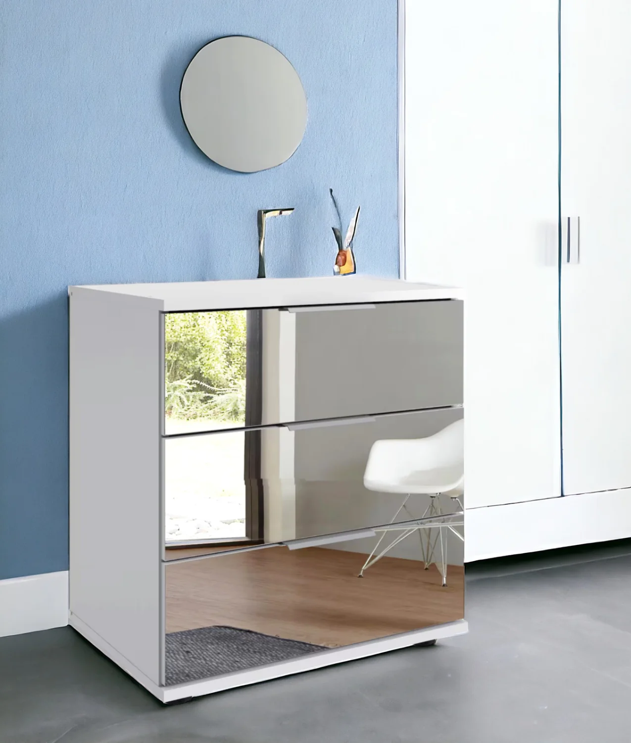 Wimex Nachtschrank Saigon mit 3 Schubladen B/H/T ca. 52 x 58 x 38 cm - Image 4