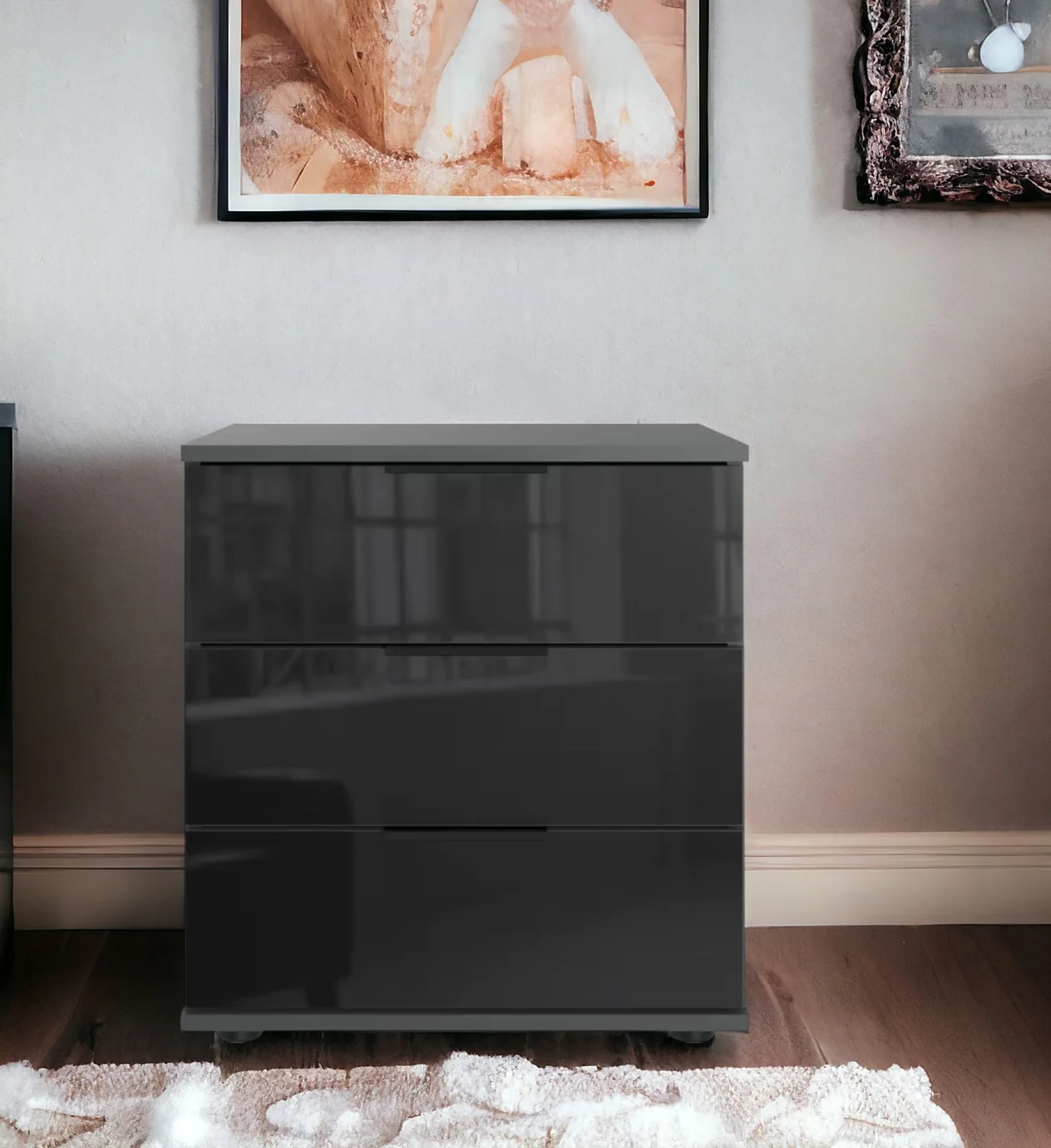 Wimex Nachtschrank Saigon mit 3 Schubladen B/H/T ca. 52 x 58 x 38 cm - Image 6