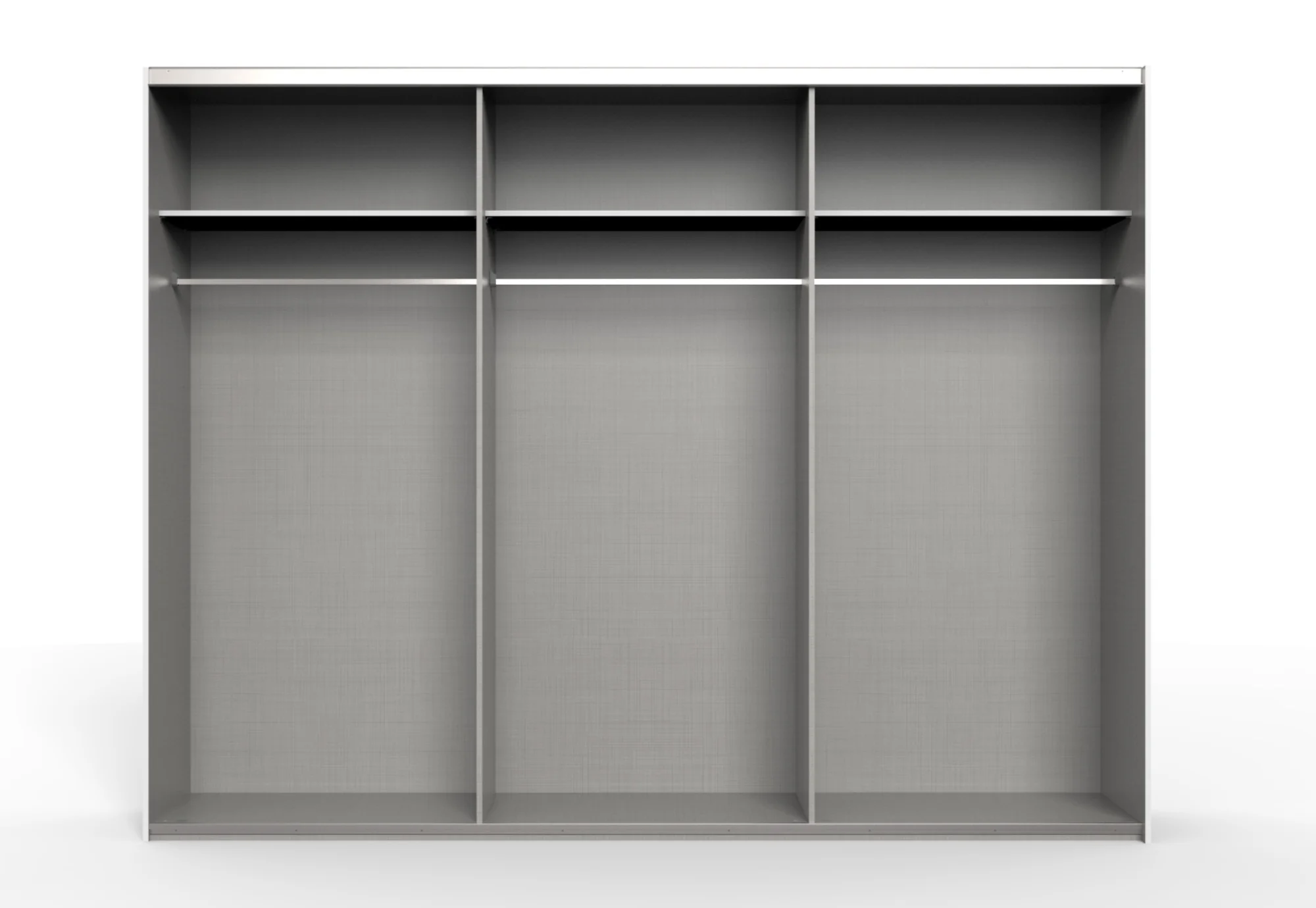 Schwebetürenschrank Malaga 3-türig mit Spiegeltür B/H/T ca. 270 x 208 x 64 cm - Image 3