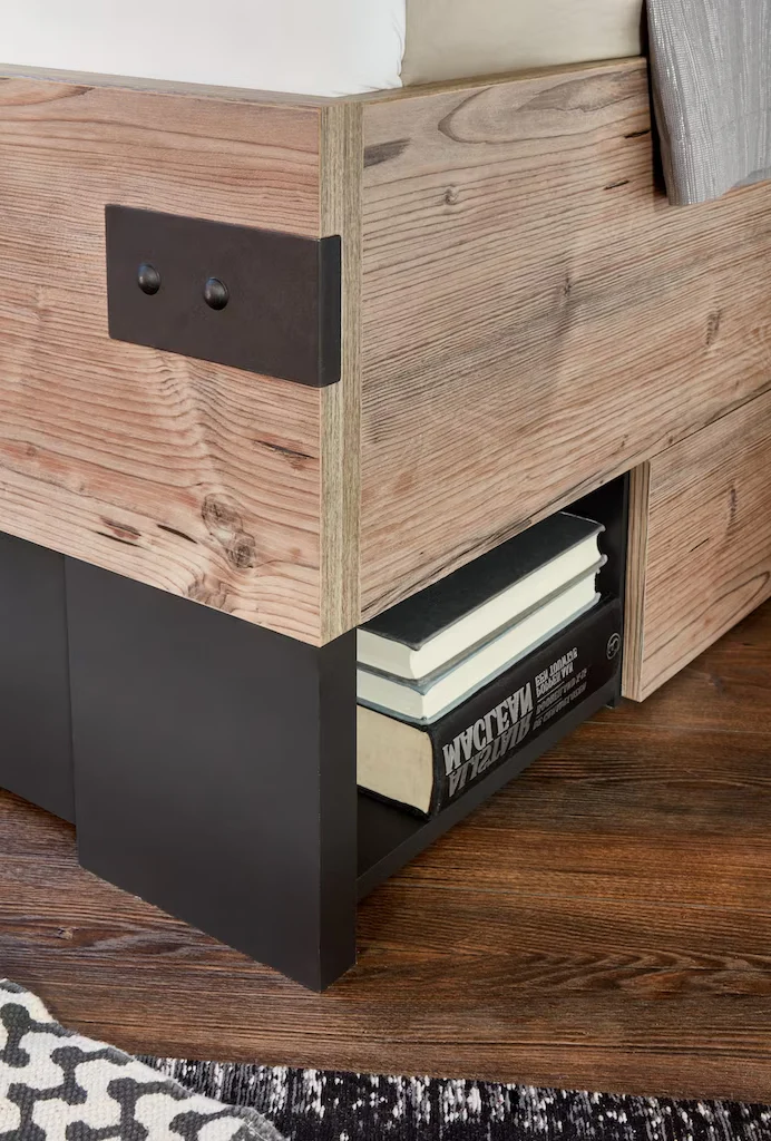 Wimex Futonbett Stockholm inkl. Bettschubkästen 160/180 x 200 cm - Image 3