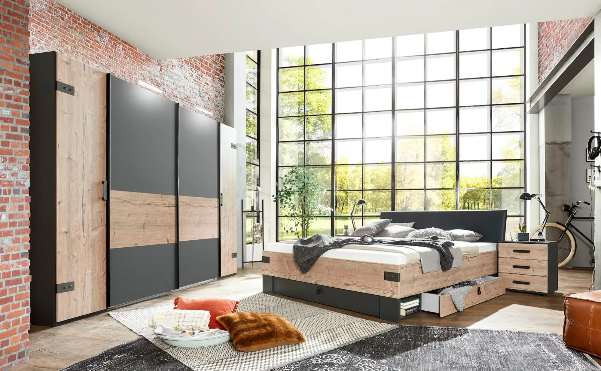 Wimex Futonbett Stockholm inkl. Bettschubkästen 160/180 x 200 cm - Image 5