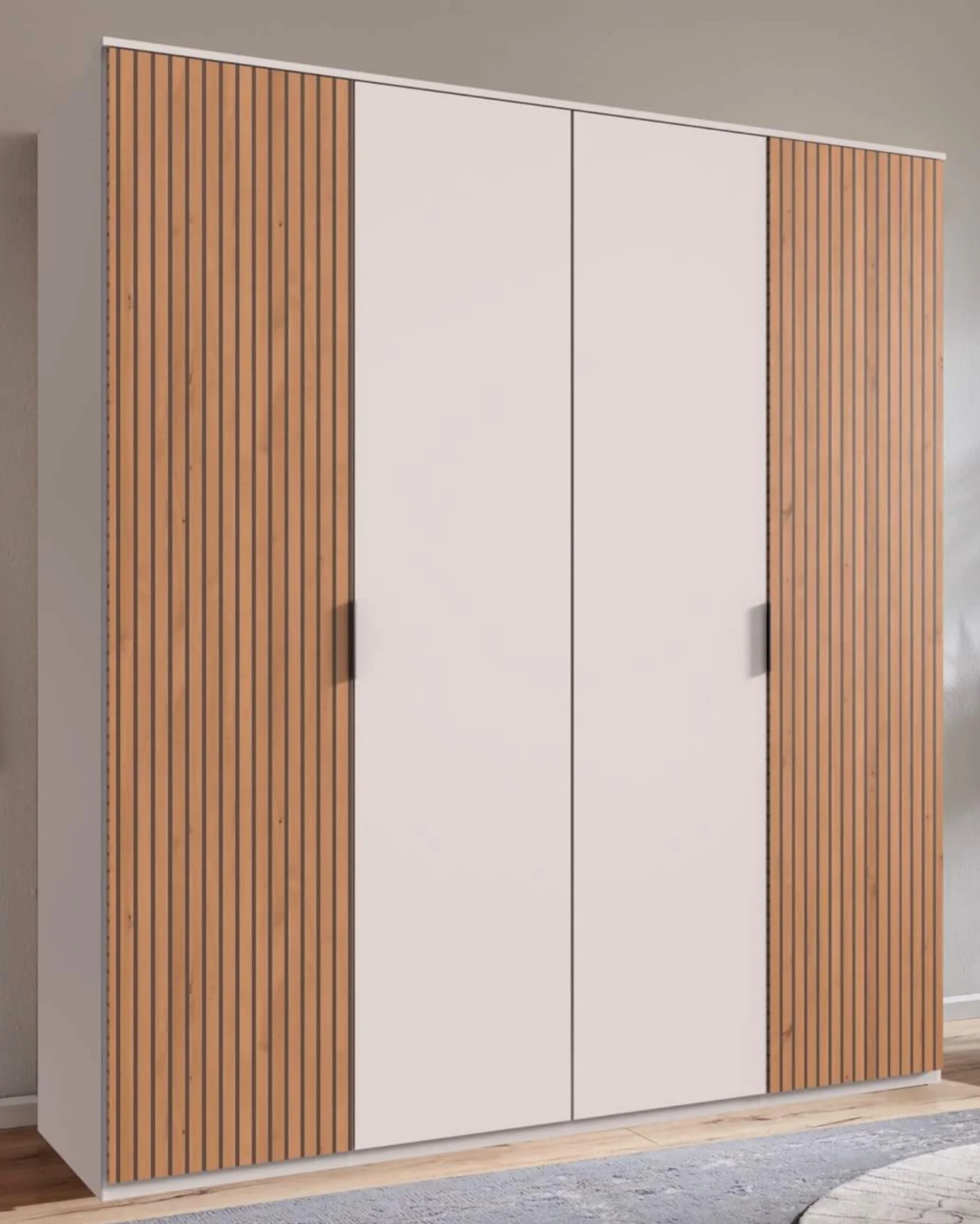 Drehtürenschrank Tunis 4-türig mit Kranz B/H/T ca. 180 x 210 x 58 cm - Image 10