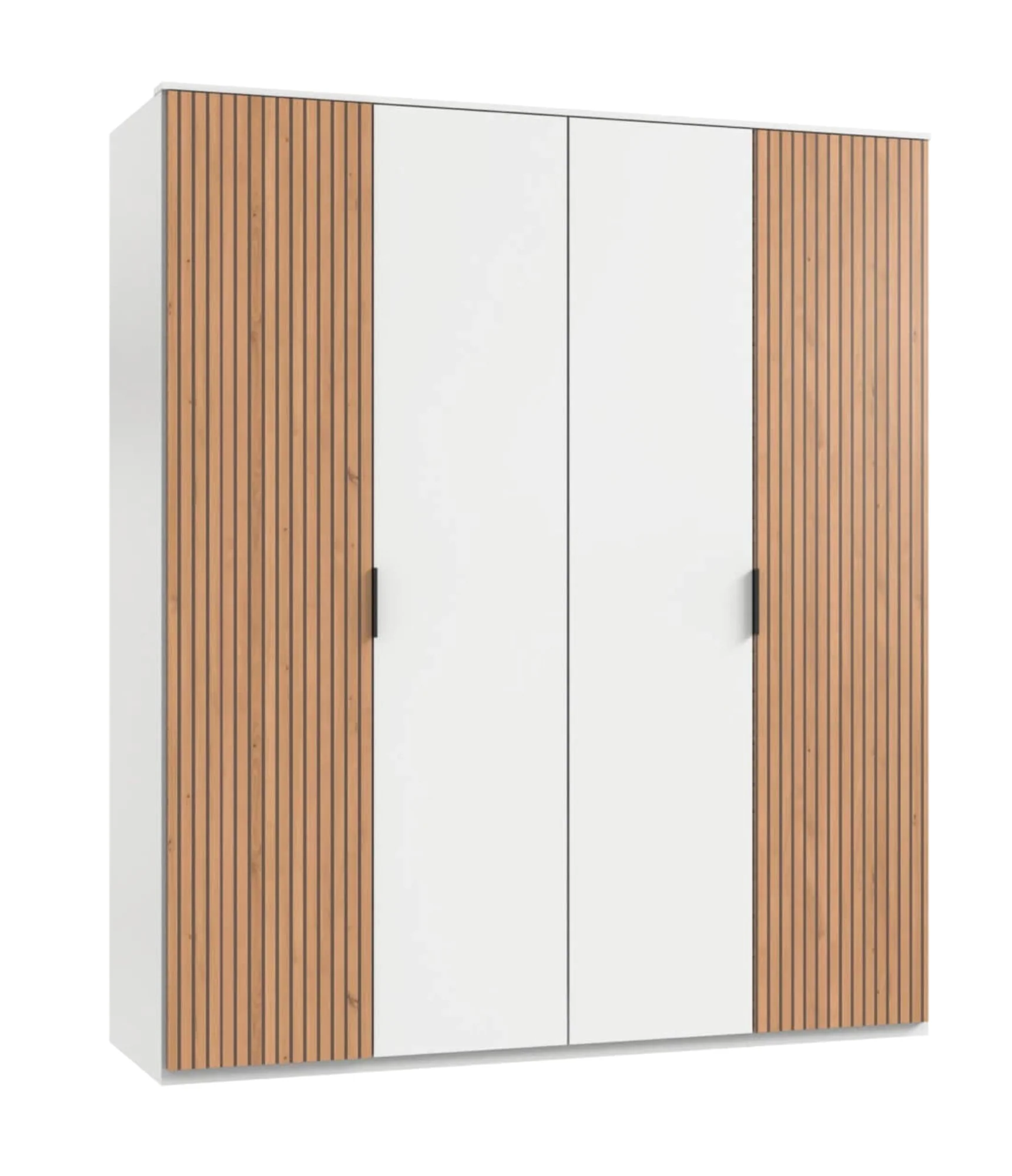 Drehtürenschrank Tunis 4-türig mit Kranz B/H/T ca. 180 x 210 x 58 cm - Image 6