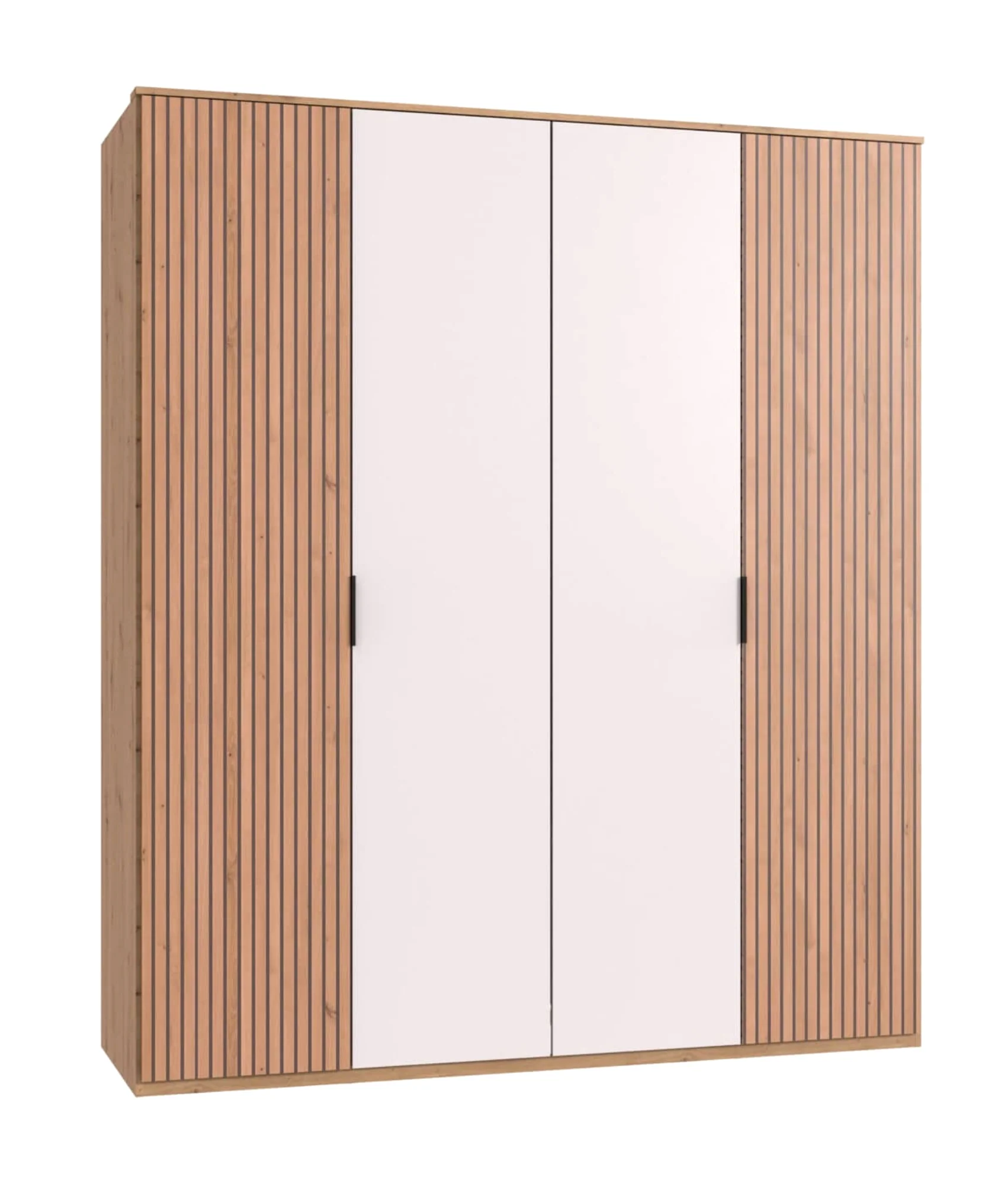 Drehtürenschrank Tunis 4-türig mit Kranz B/H/T ca. 180 x 210 x 58 cm - Image 7