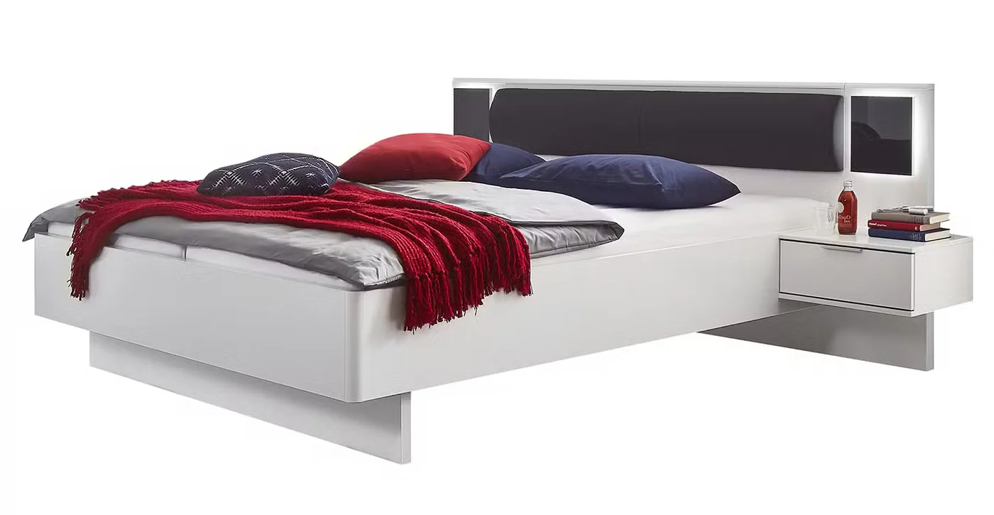 Wimex Futonbett Valencia Breite 160/180 x 200 cm inkl. Beleuchtung, inkl. Nachtschränke - Image 16