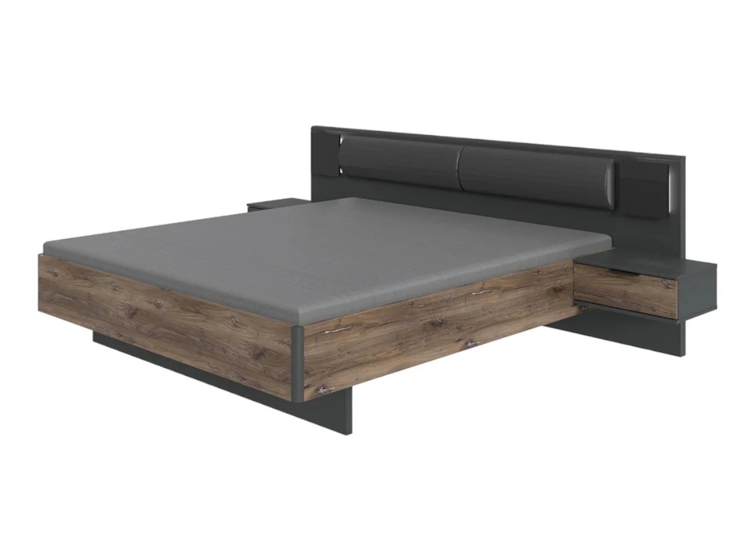 Wimex Futonbett Valencia Breite 160/180 x 200 cm inkl. Beleuchtung, inkl. Nachtschränke - Image 18